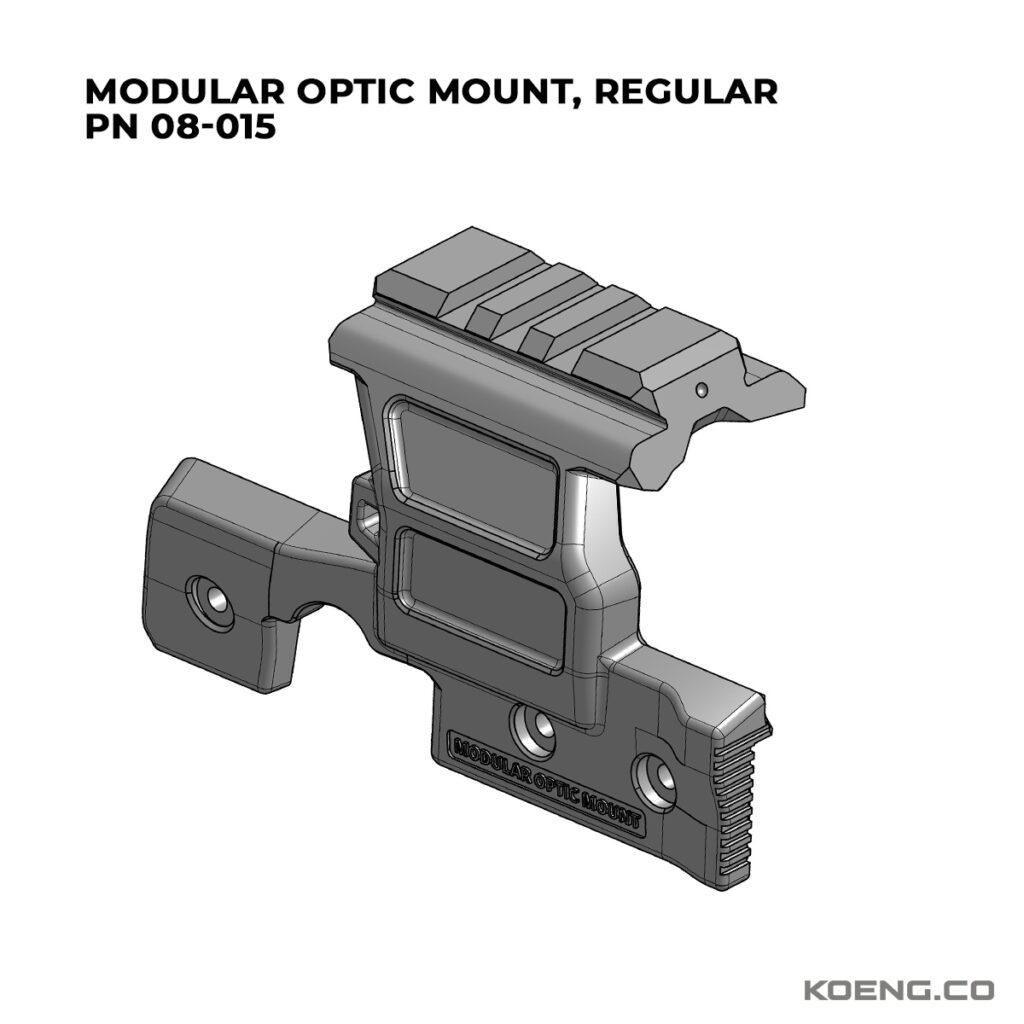 KOENG M17 | M18 | P320 CHASSIS, MODULAR OPTIC MOUNT, REGULAR, PN 08-015