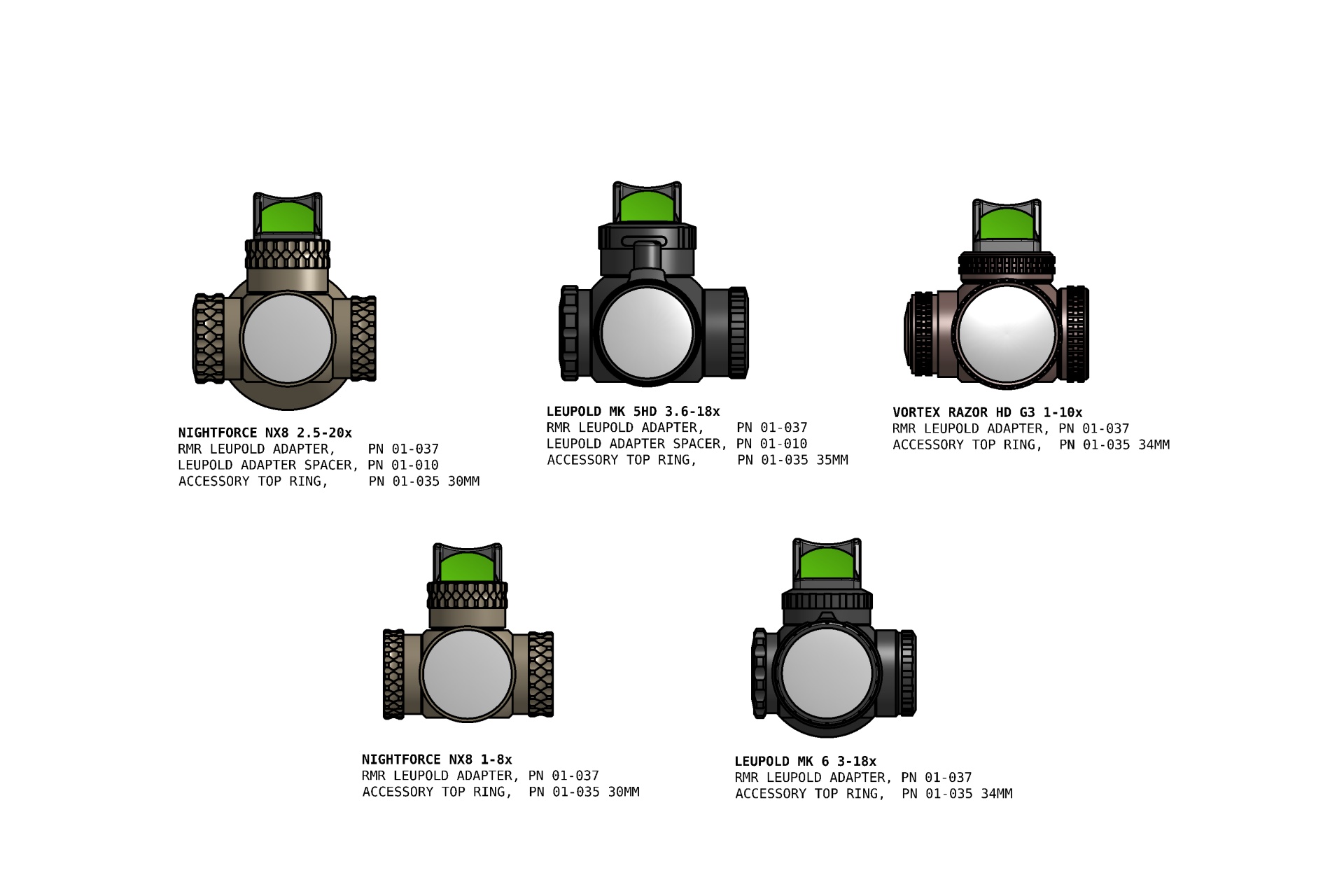 Accessory Top Ring, Leupold