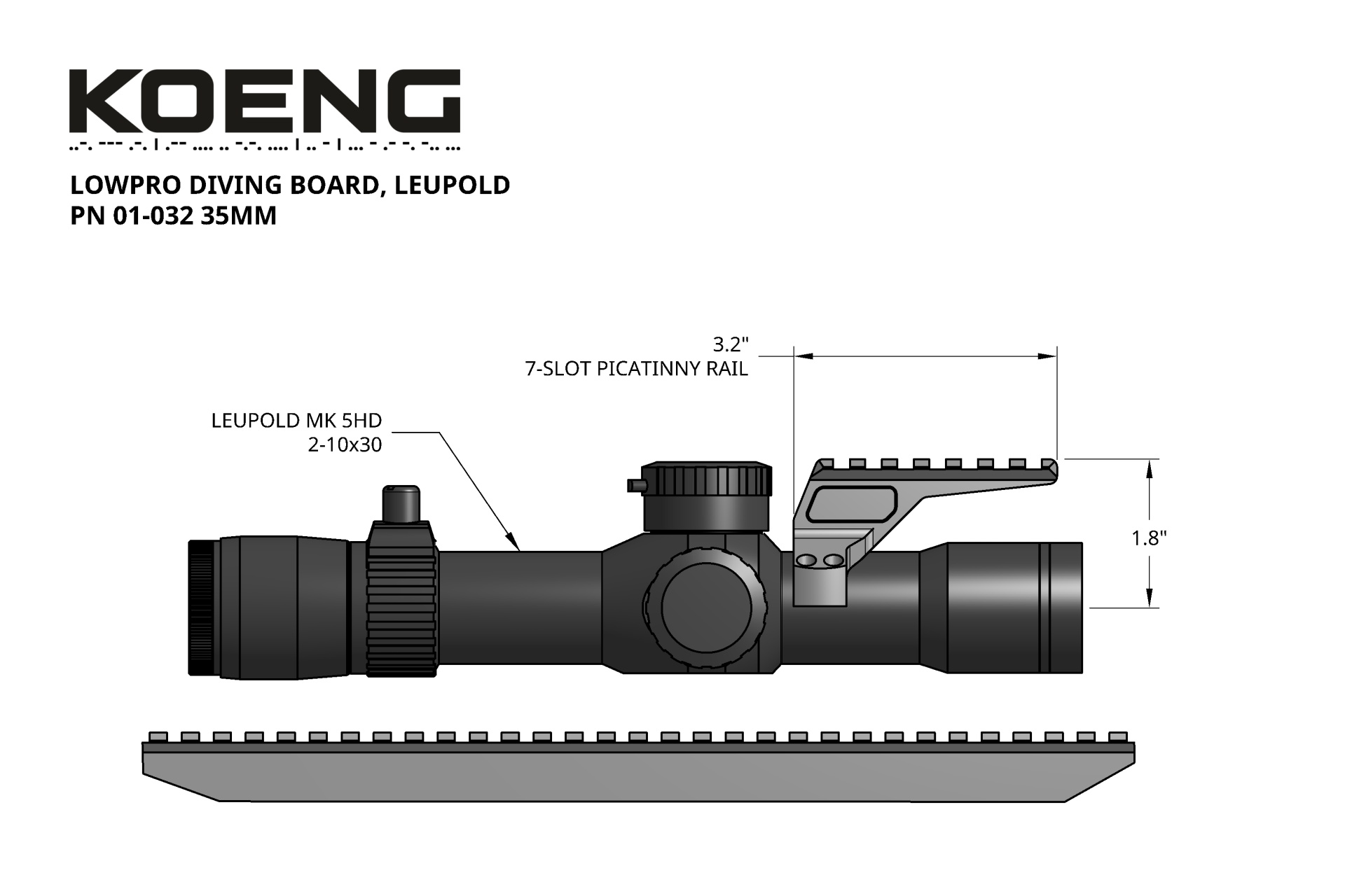 Lowpro Diving Board, Leupold
