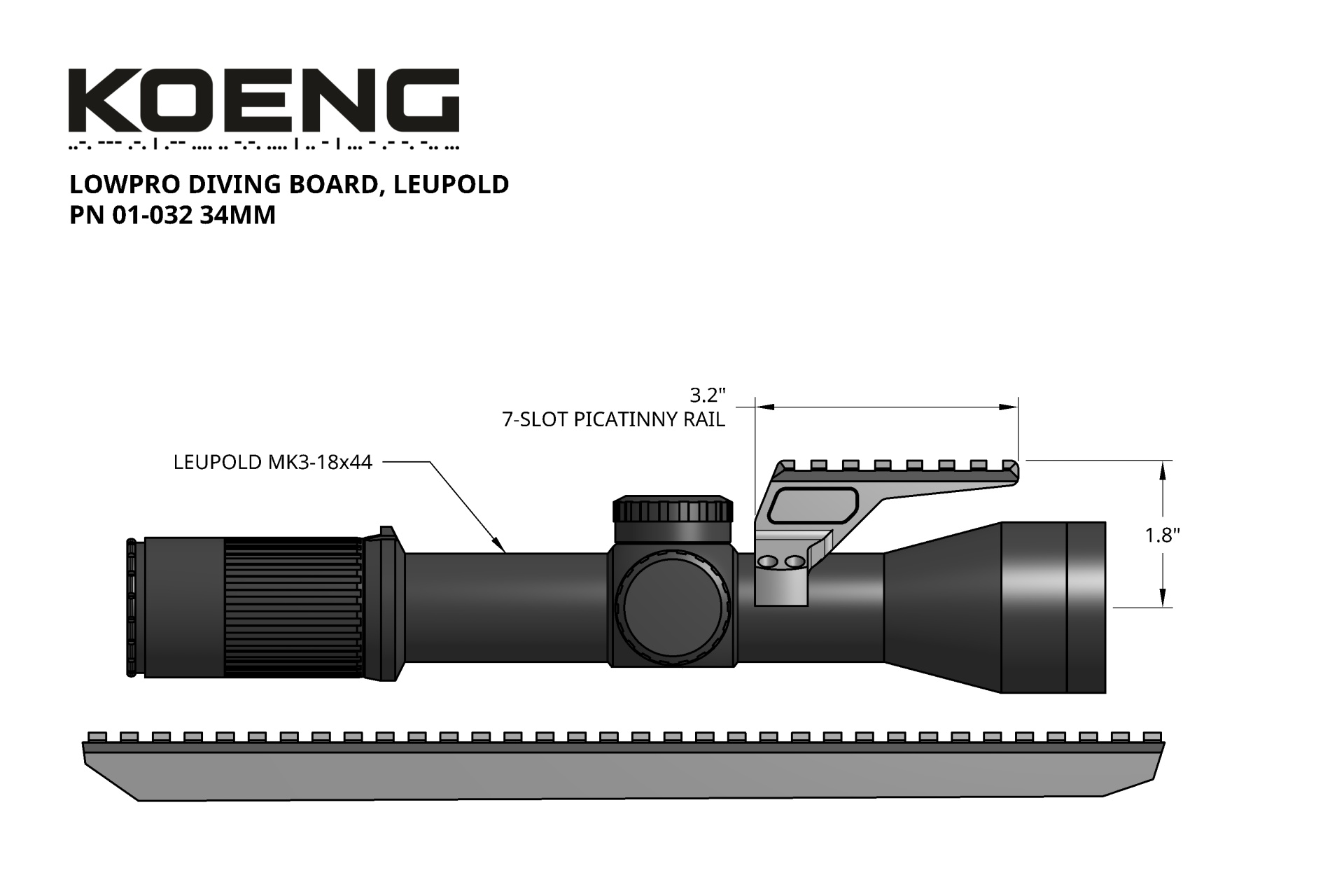 Lowpro Diving Board, Leupold