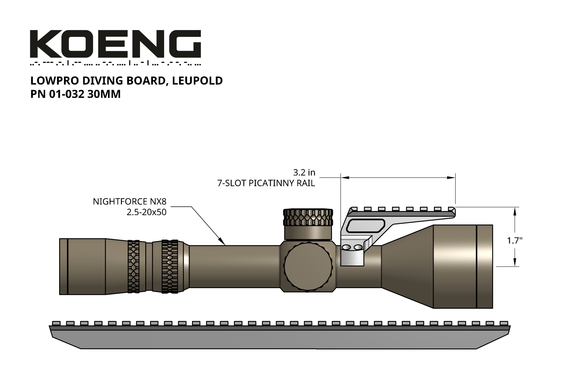 Lowpro Diving Board, Leupold