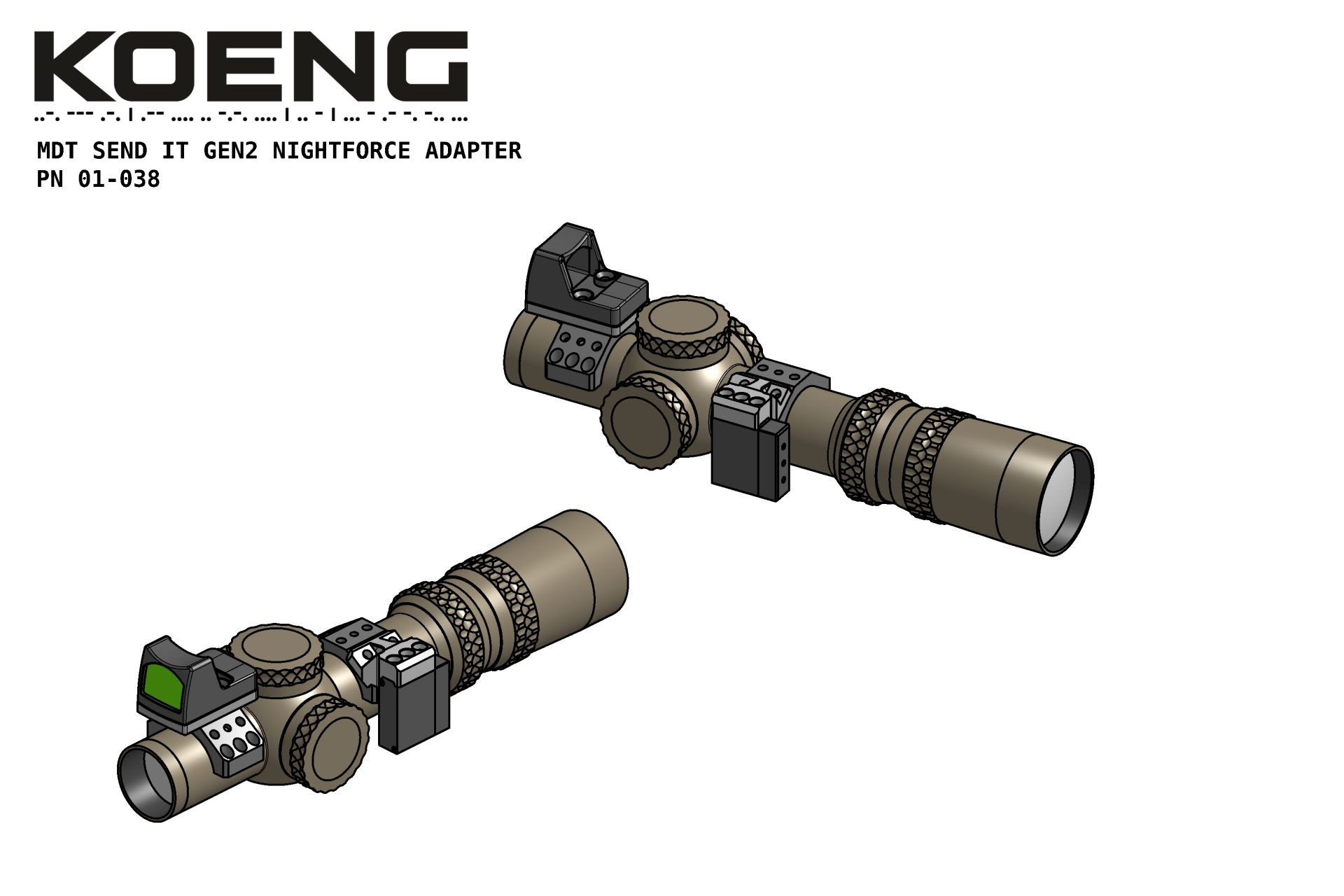 SENDIT Nightforce Adapter