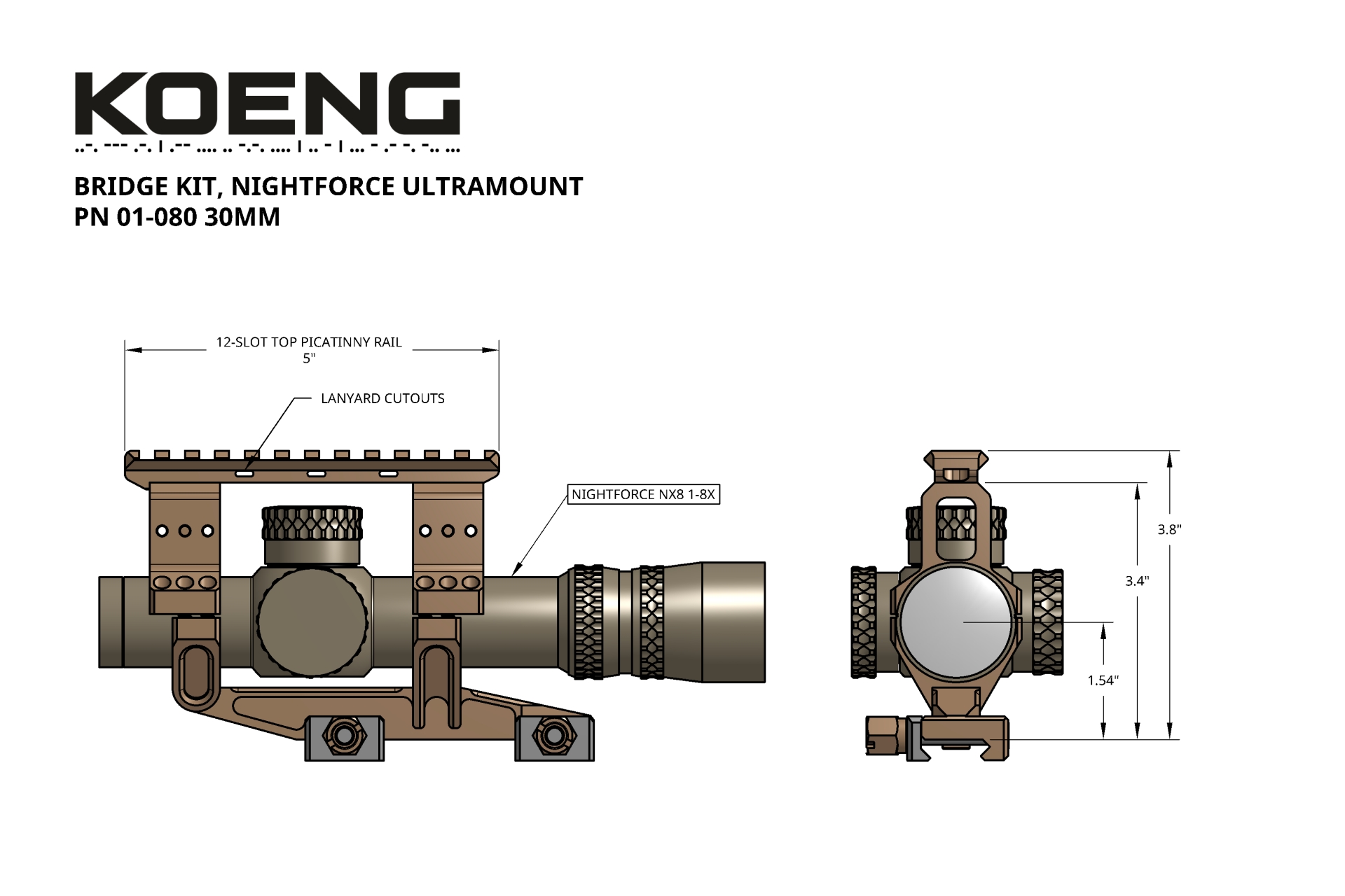 BRIDGE KIT, NIGHTFORCE