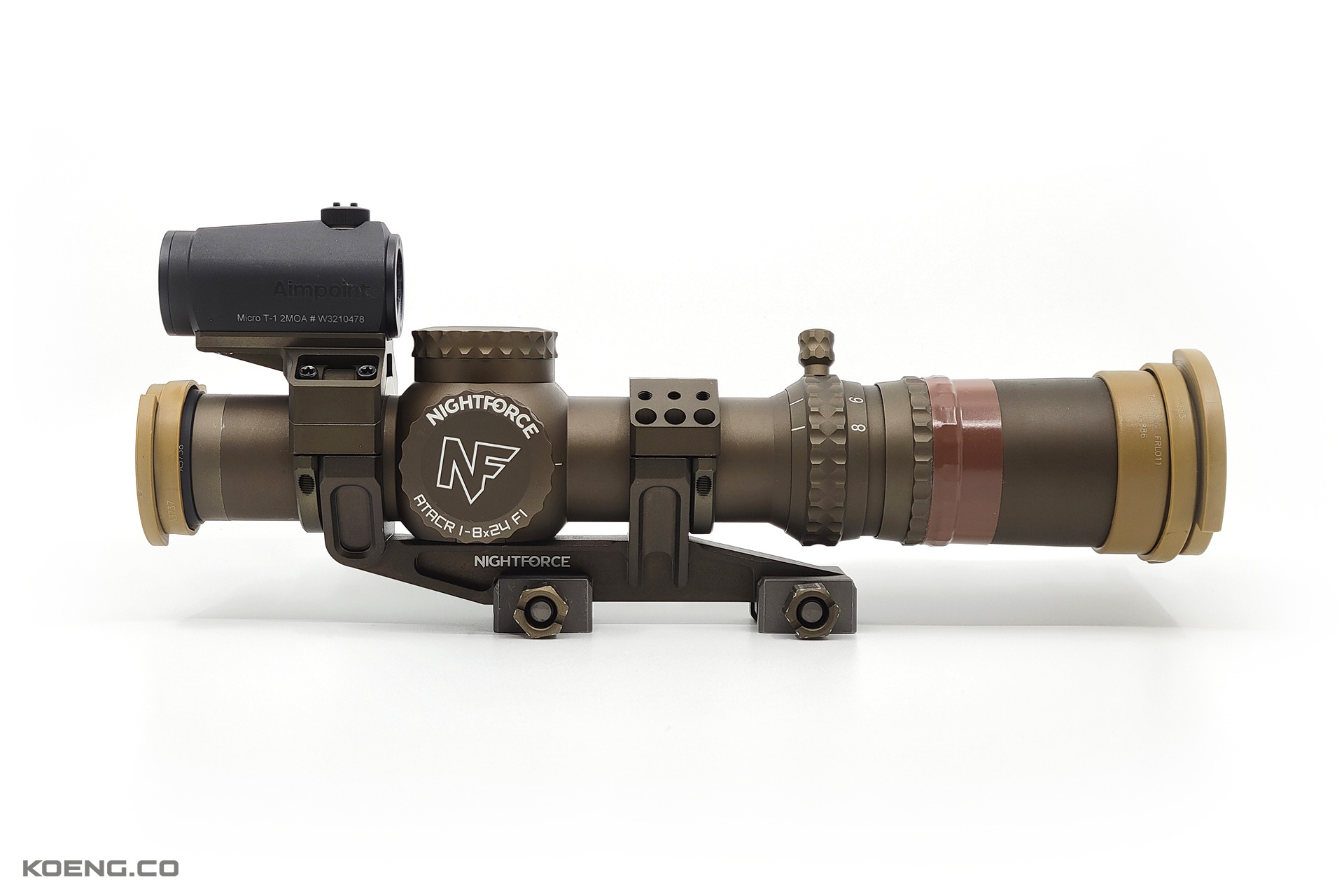 KOENG AIMPOINT MICRO NIGHTFORCE ADAPTER, PN 01-018 REV02